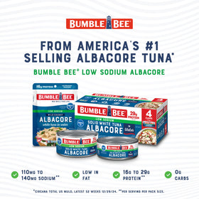 Bumble Bee provides 29g protein per can for sustained energy.