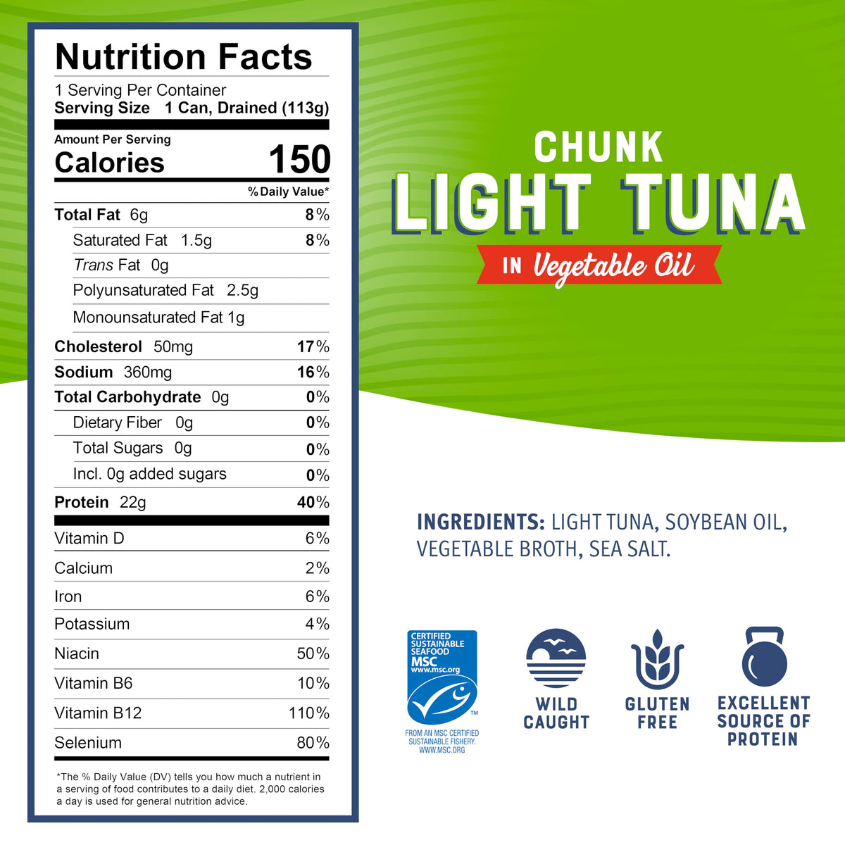 Bumble Bee Chunk Light Tuna in Oil casserole-dish shot, enhances comforting casseroles.