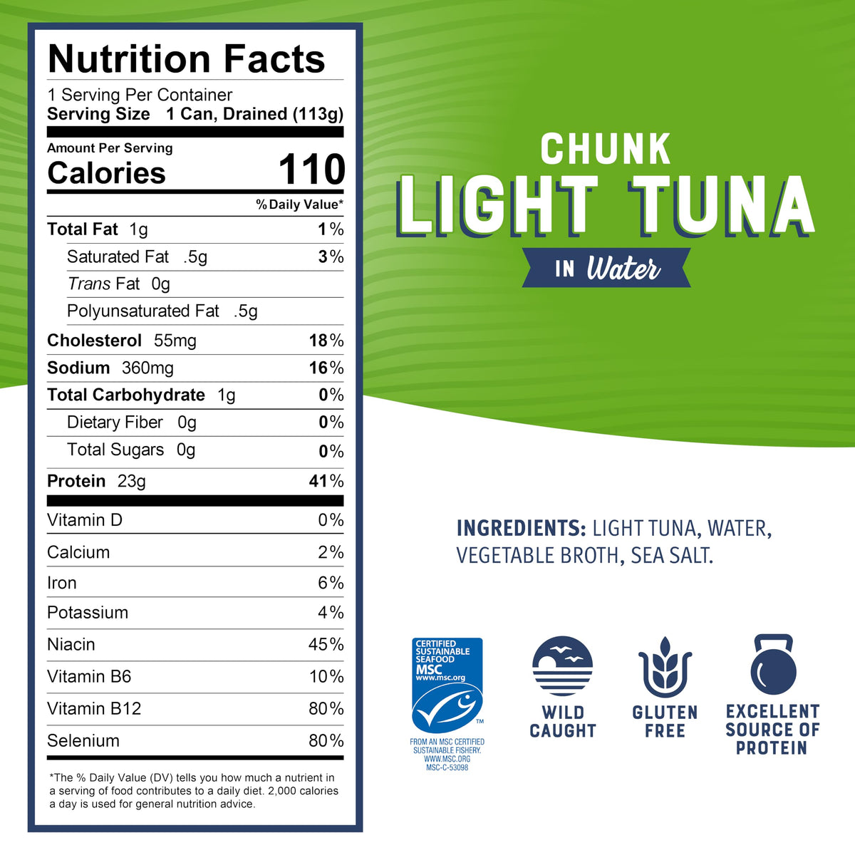 Bumble Bee Chunk Light Tuna in Water can with sandwich assembly, perfect for meals.