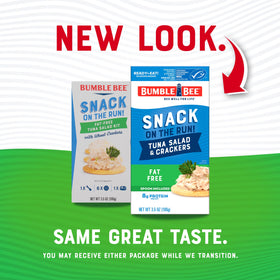 Bumble Bee shelf-stable tuna snack, no refrigeration needed until opened.