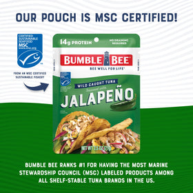 Close-up reveals flaky texture and peppery jalapeño bits