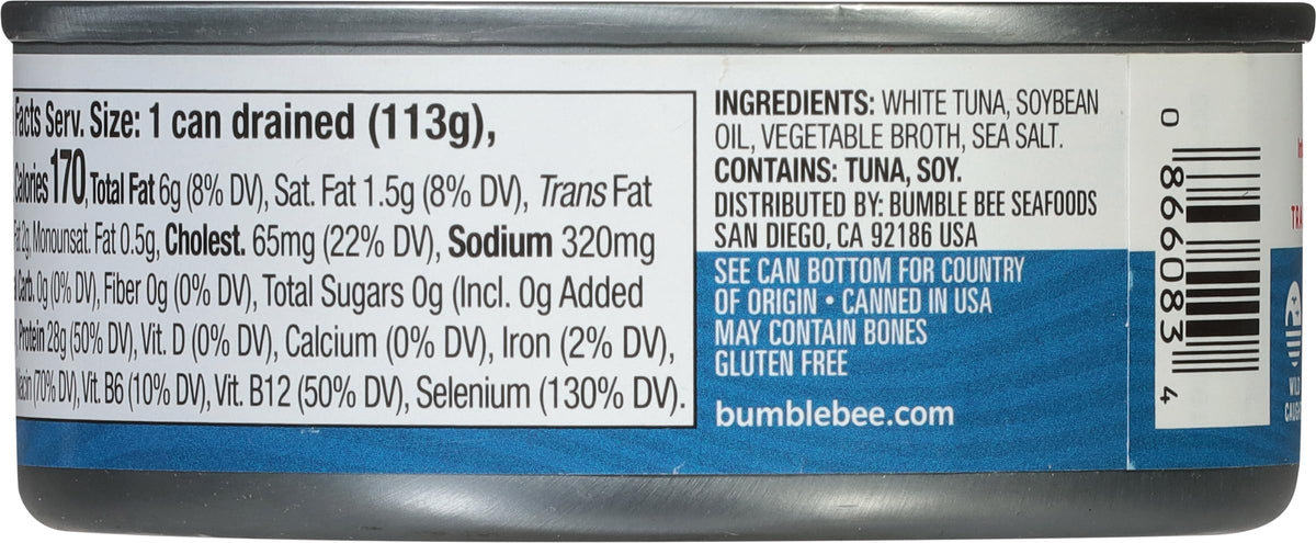 Bumble Bee kosher gluten-free tuna in oil for pantry meals