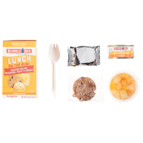 Bumble Bee crackers and chicken salad offer satisfying texture.