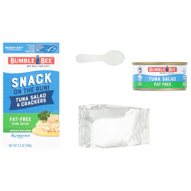 Bumble Bee on-the-go snack, protein-rich tuna salad for travel.