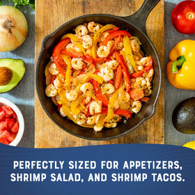 Bumble Bee Medium Shrimp cooked and peeled, convenient protein.