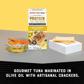 Packaging of Bumble Bee Prime transforms into a snack tray for on-the-go use.