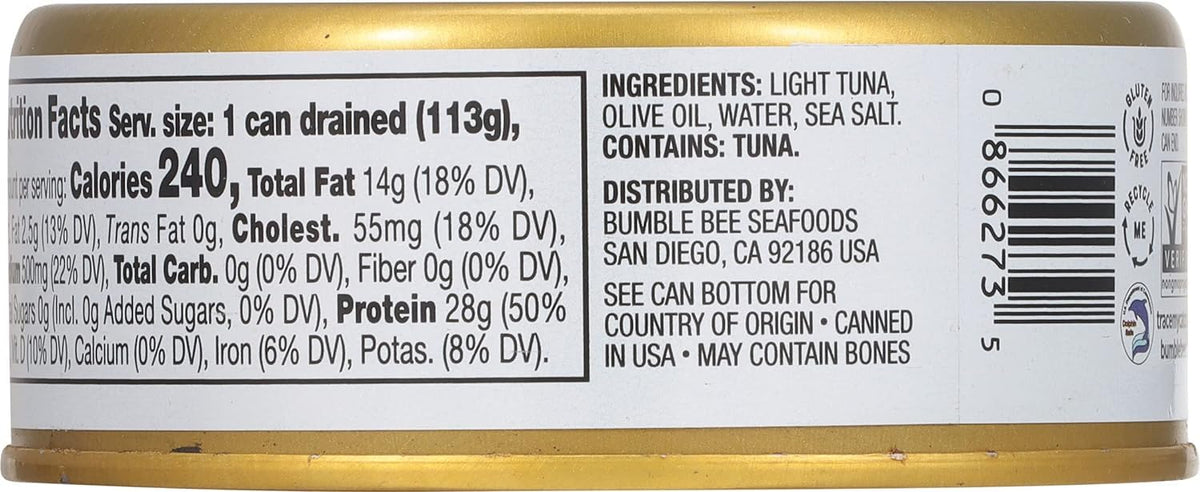 Bumble Bee Prime Tonno packaging—convenient 5 oz easy-open cans.