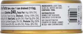 Bumble Bee Prime Tonno packaging—convenient 5 oz easy-open cans.