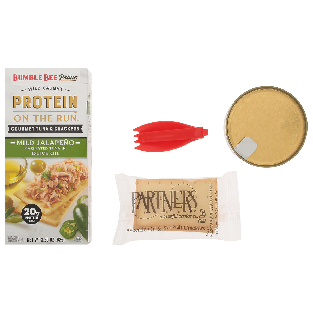 Recyclable box converts into a handy snack tray.