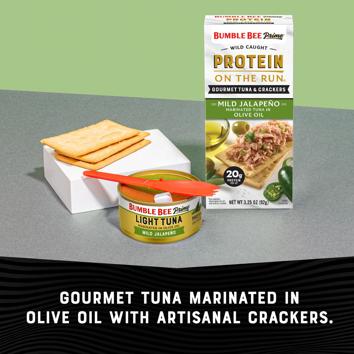 Bumble Bee Prime Utensil included for easy, mess-free serving.