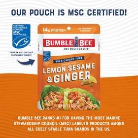 Bumble Bee Ready-to-Eat On-The-Go Snack Pack ideal for travel.