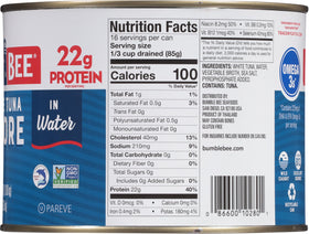 Bumble Bee recyclable packaging and USA-made can supports sustainability.