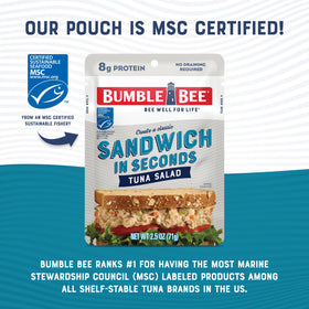 Bumble Bee tuna salad in lunchbox supports easy midday meals