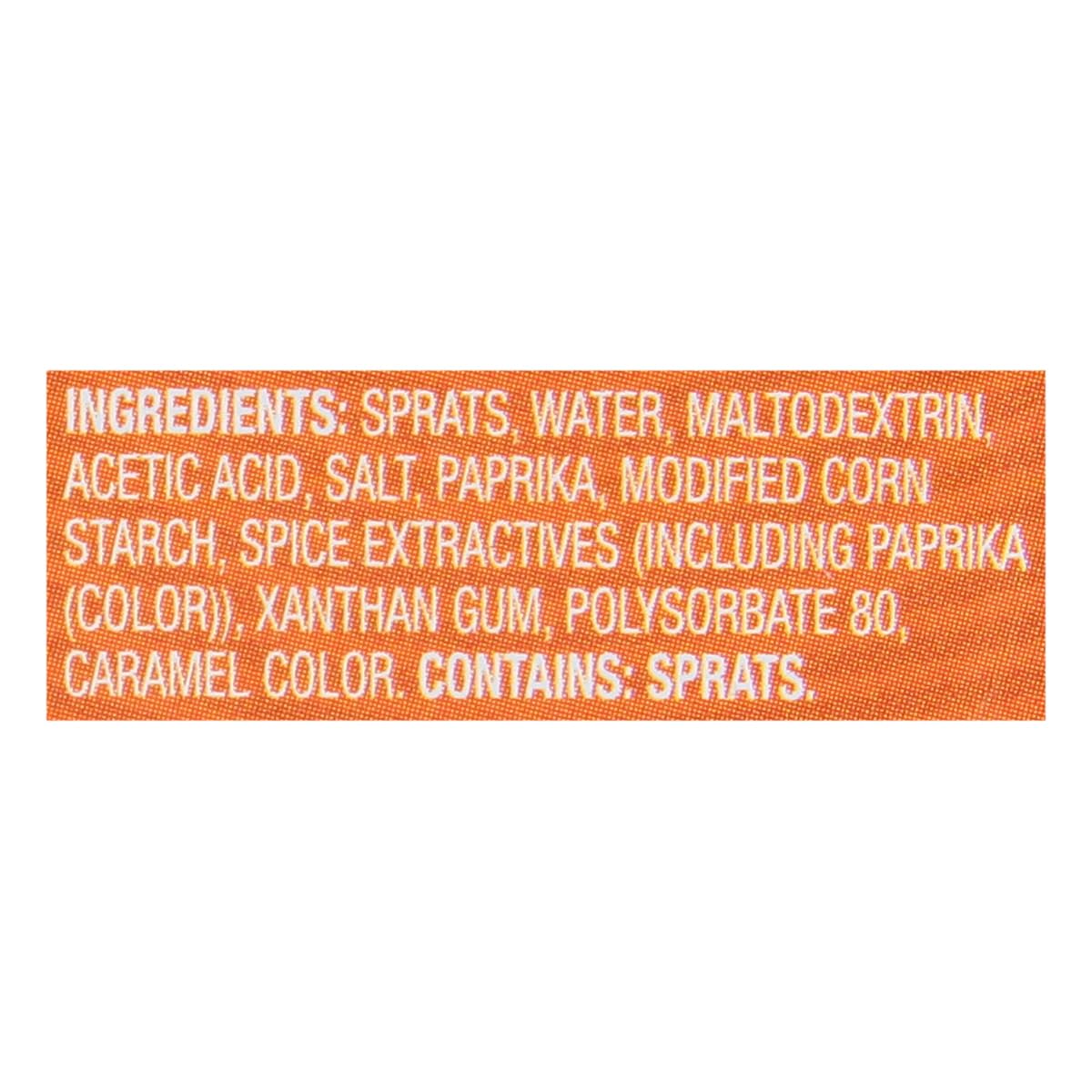 Bumble Bee sardines label highlights gluten free, keto friendly, and kosher.