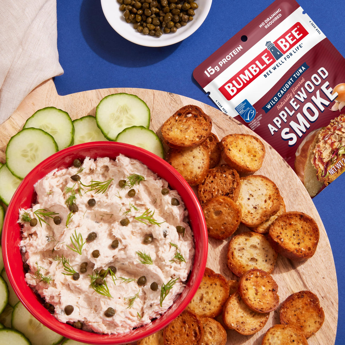 Bumble Bee gluten-free tuna pouch suitable for diets.