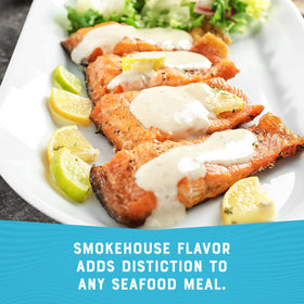 Bumble Bee smoked trout pasta dish using premium fillets for flavor