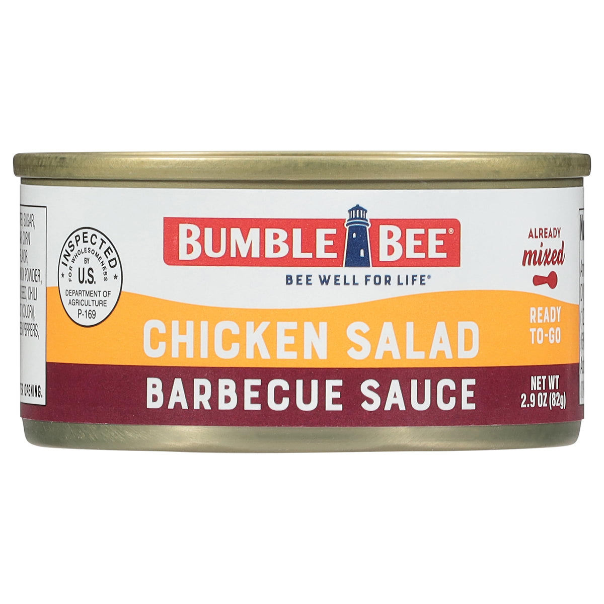 No-refrigeration image shows shelf-stable Bumble Bee kit on shelf
