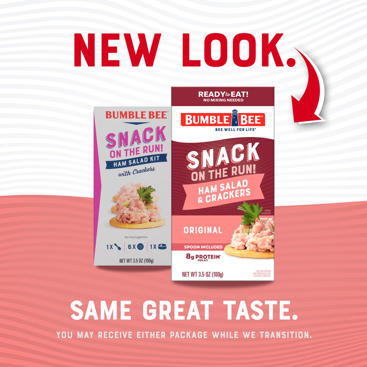 Bumble Bee snack pack in backpack for quick meals