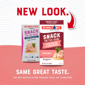 Bumble Bee snack pack in backpack for quick meals