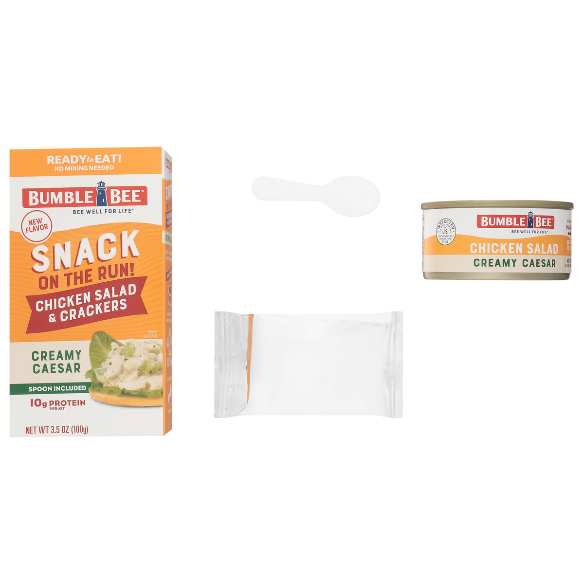 Road-trip Bumble Bee Snack On The Run pack keeps you fueled on the go.