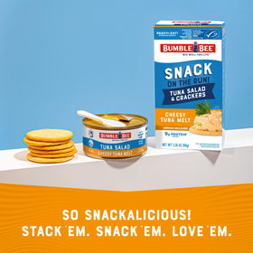 Spoon included in Bumble Bee Snack On The Run kit for easy serving