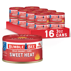 Bumble Bee Snackers Sweet Heat tuna can, ready to eat for quick meals