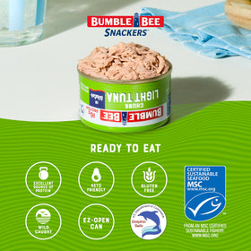 Bumble Bee Snackers tuna salad bowl idea ready in minutes.
