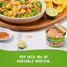 Bumble Bee Snackers tuna wrap idea, simple and satisfying.