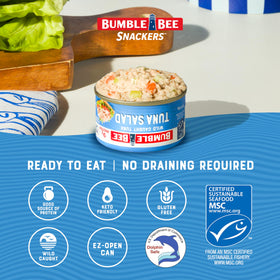 Bumble Bee Snackers wild caught Skipjack tuna for sustainable snacking