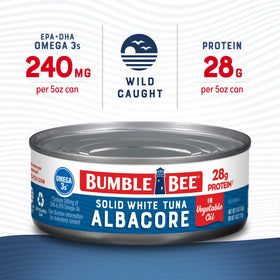 Bumble Bee wild caught tuna in oil, mild flavor for casseroles