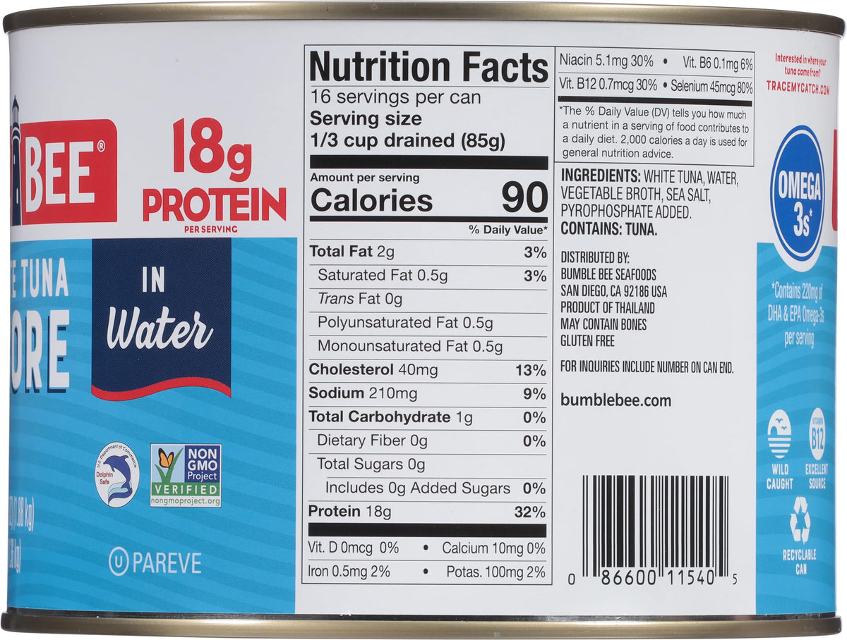 Bumble Bee wild-caught tuna highlights high-protein option