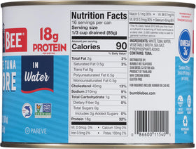 Bumble Bee wild-caught tuna highlights high-protein option