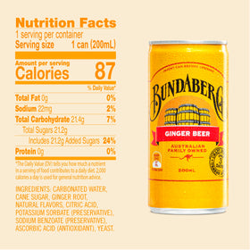 Bundaberg Ginger Beer farm-ginger - highlights farm-sourced flavor.