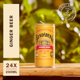Bundaberg Ginger Beer pour - ideal for cocktails and chilling.