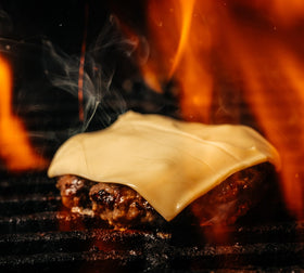 BUNKHOUSE pepper rub on beef creates a robust crust and aroma.