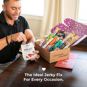 Bunny James venison and elk jerky collection highlighting premium meat options.