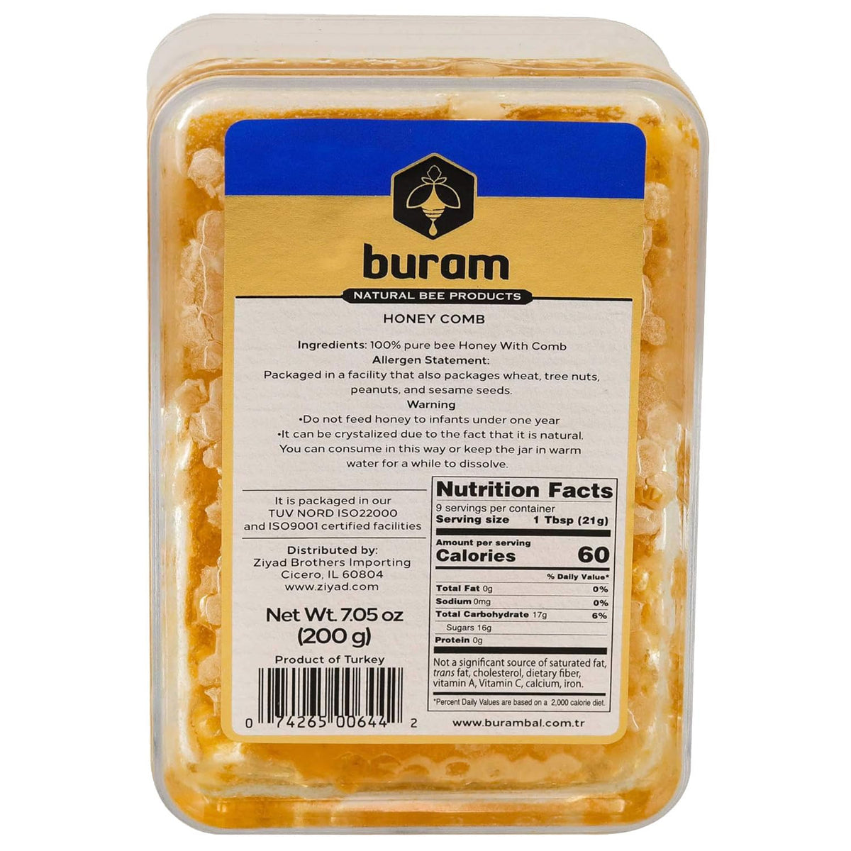 Buram honeycomb on cheese boards creates elegant contrast and aroma.