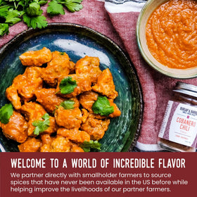 Chili flakes adding smoky warmth to chili, soups, and sauces.