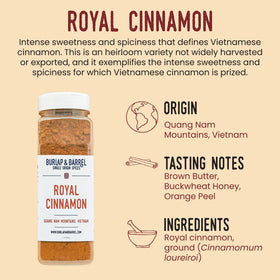 Royal Cinnamon from Hue origin with warm aroma perfect for desserts