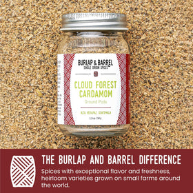 Burlap and Barrel single-origin Guatemala cardamom from farm to pantry.