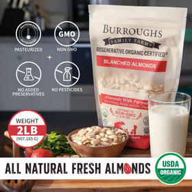 Burroughs Family Farms almond flour baking option for gluten-free recipes