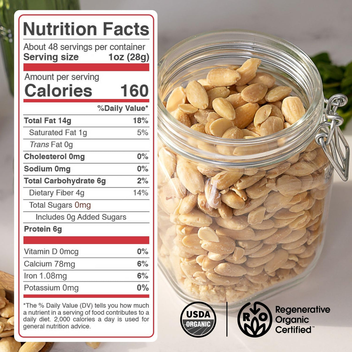 Burroughs Family Farms almond milk ingredient ready for dairy-free use