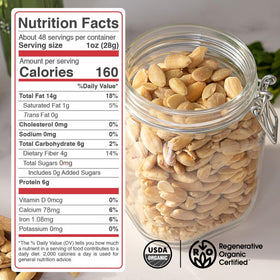 Burroughs Family Farms almond milk ingredient ready for dairy-free use