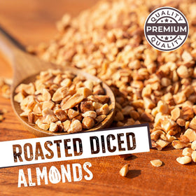 Burroughs Family Farms almonds add crunch to salads and cereals.
