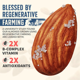 Kitchen scene featuring Burroughs Family Farms almonds ready for recipes