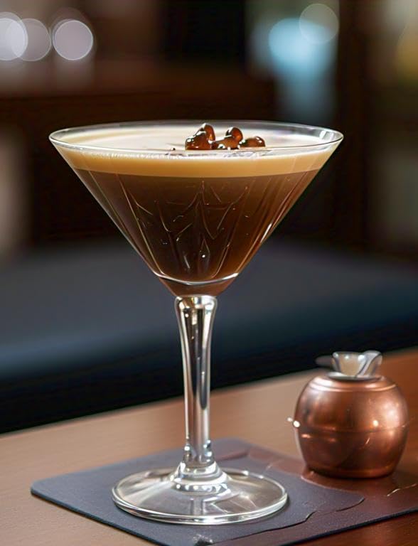 Bursties coffee boba in a dessert bowl creates a coffee-flavored bite with a surprising pop.