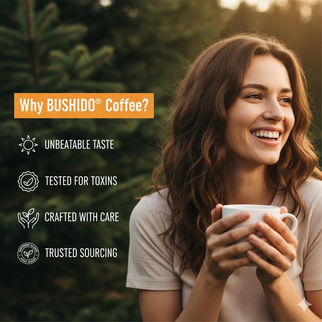 BUSHIDO Red Katana chemex brew highlighting bright berry notes and delicate aroma.