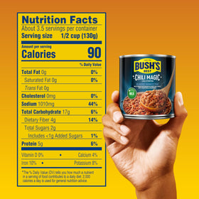 Bush's Best Chili Magic Starter ingredients Pinto beans form a hearty base.