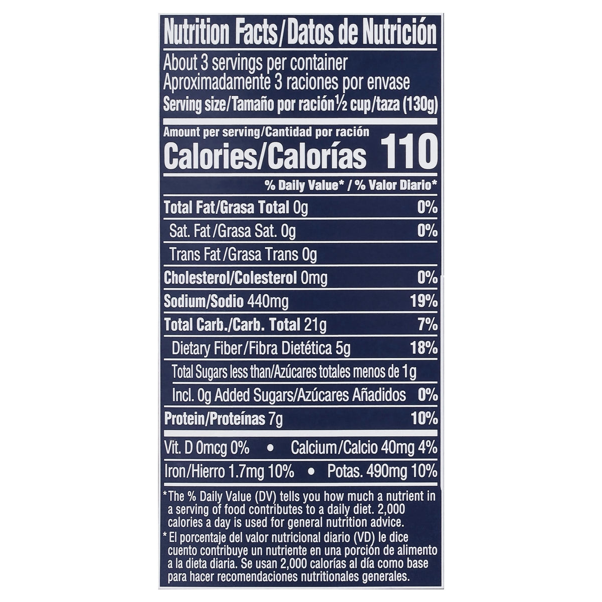 Dairy-free and casein-free Bush's Best canned beans