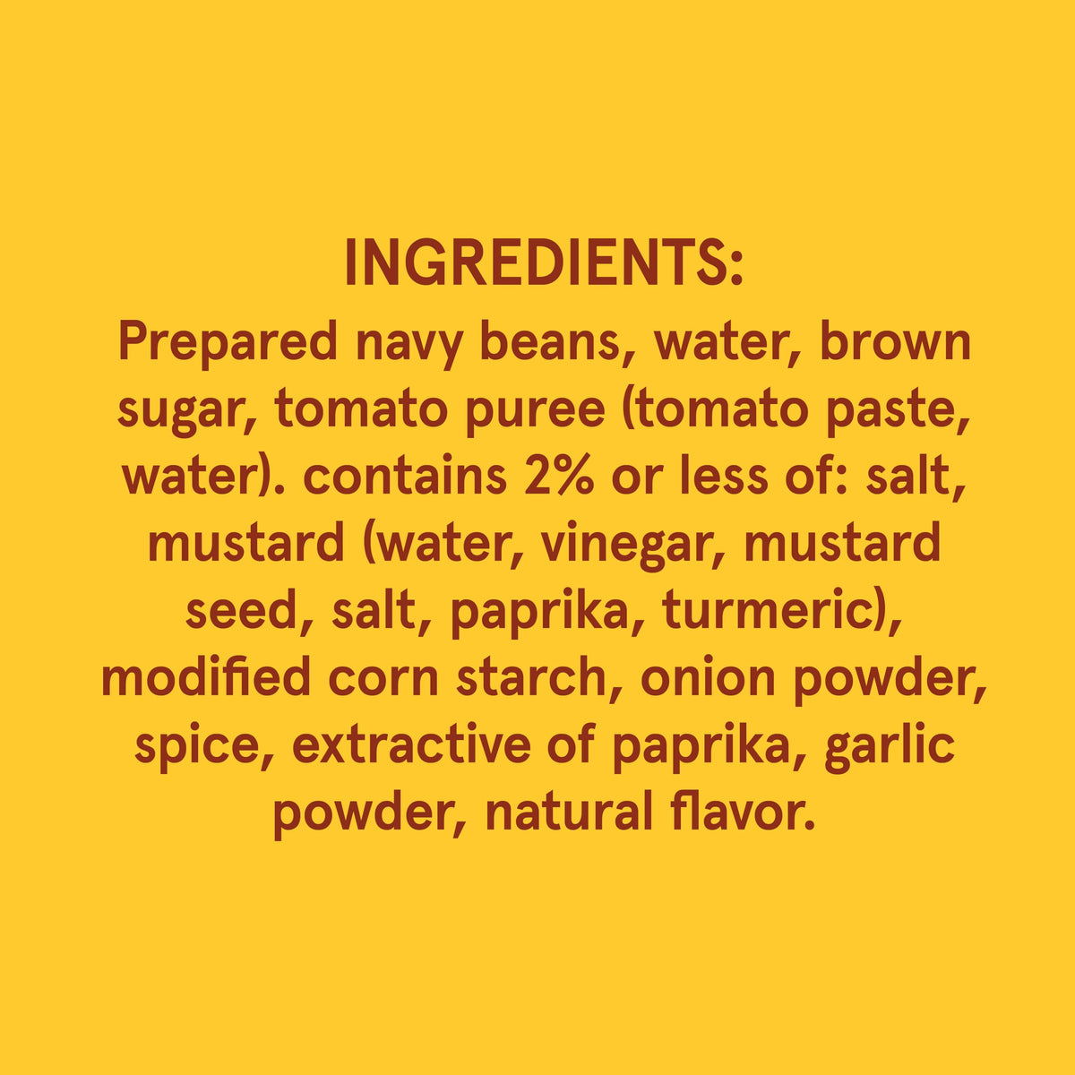 Bush's Best gluten-free vegetarian baked beans can label